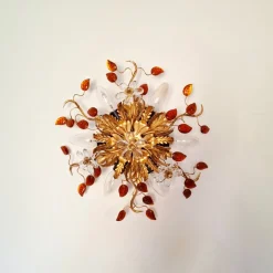 Discount Pamono Mid-Century Modern Italian Florentine Ceiling Lamp by Banci Firenze, 1960s