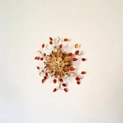 Discount Pamono Mid-Century Modern Italian Florentine Ceiling Lamp by Banci Firenze, 1960s