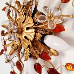 Discount Pamono Mid-Century Modern Italian Florentine Ceiling Lamp by Banci Firenze, 1960s