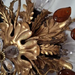 Discount Pamono Mid-Century Modern Italian Florentine Ceiling Lamp by Banci Firenze, 1960s