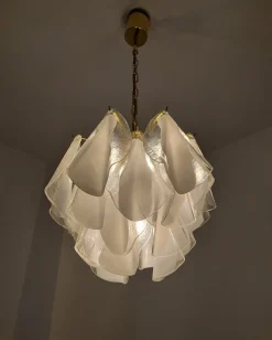 Sale Pamono Mid-Century Modern Italian Murano Glass Chandelier, 1960s