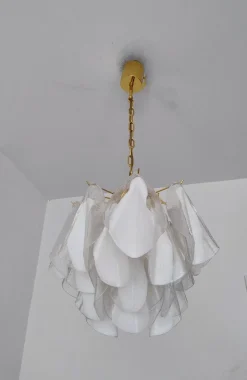Sale Pamono Mid-Century Modern Italian Murano Glass Chandelier, 1960s