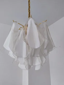 Sale Pamono Mid-Century Modern Italian Murano Glass Chandelier, 1960s