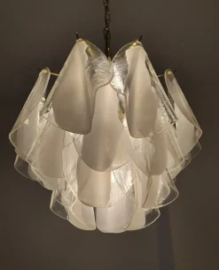 Sale Pamono Mid-Century Modern Italian Murano Glass Chandelier, 1960s