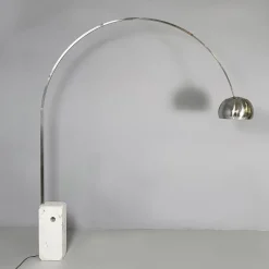 Clearance Pamono Mid-Century Modern Italian Arco Floor Lamp by Castiglioni Brothers for Flos, 1960s