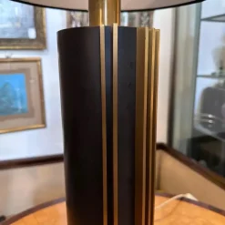 Discount Pamono Mid-Century Modern Italian Metal and Brass Table Lamp attributed to Gaetano Sciolari, 1970s
