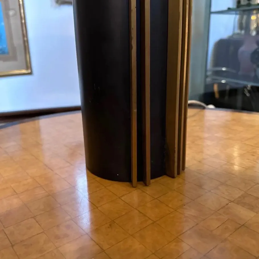 Discount Pamono Mid-Century Modern Italian Metal and Brass Table Lamp attributed to Gaetano Sciolari, 1970s