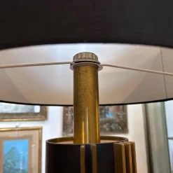 Discount Pamono Mid-Century Modern Italian Metal and Brass Table Lamp attributed to Gaetano Sciolari, 1970s