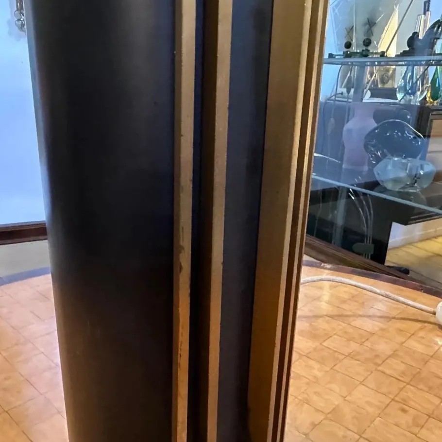 Discount Pamono Mid-Century Modern Italian Metal and Brass Table Lamp attributed to Gaetano Sciolari, 1970s