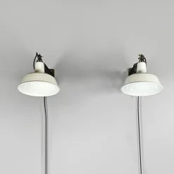 Best Pamono Mid-Century Modern Italian Pantograph Wall Lamps with White Metal Diffuser, 1960s, Set of 2