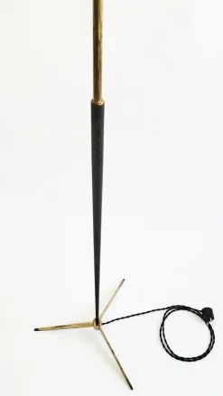 New Pamono Mid-Century Modern Italian Brass Floor Lamp, 1950s