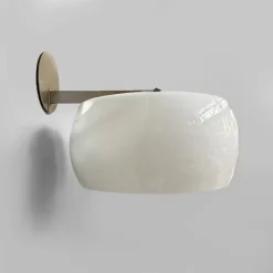 New Pamono Mid-Century Modern Italian Wall Lamps by Magistretti for Artemide, 1970s, Set of 9