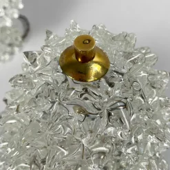 Sale Pamono Mid-Century Modern Italian Rostrato Glass Table Lamps attributed to Barovier & Toso, 1950s, Set of 2