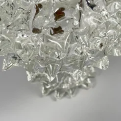 Sale Pamono Mid-Century Modern Italian Rostrato Glass Table Lamps attributed to Barovier & Toso, 1950s, Set of 2