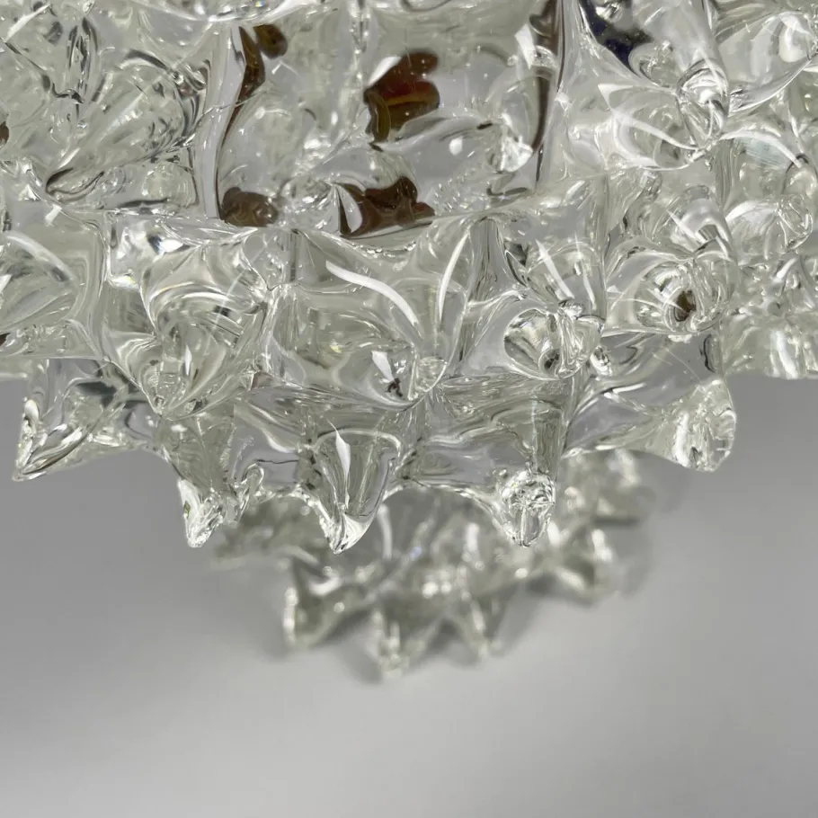 Sale Pamono Mid-Century Modern Italian Rostrato Glass Table Lamps attributed to Barovier & Toso, 1950s, Set of 2