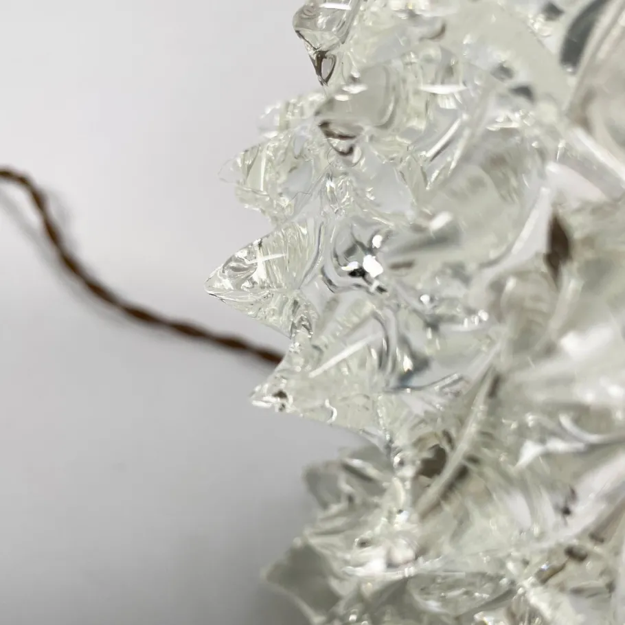 Sale Pamono Mid-Century Modern Italian Rostrato Glass Table Lamps attributed to Barovier & Toso, 1950s, Set of 2