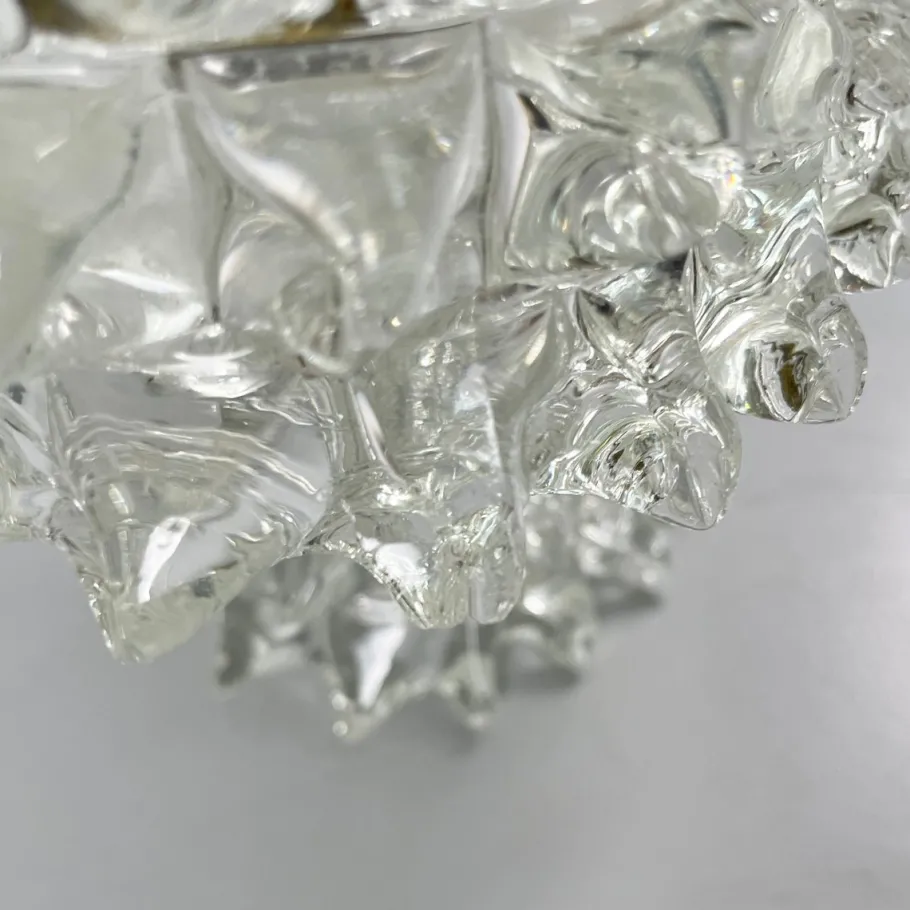 Sale Pamono Mid-Century Modern Italian Rostrato Glass Table Lamps attributed to Barovier & Toso, 1950s, Set of 2