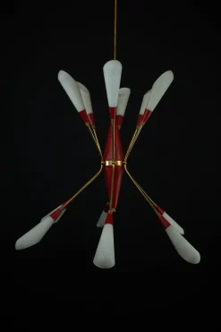 Sale Pamono Mid-Century Modern Italian Pendant in the style of Stilnovo, 1950s