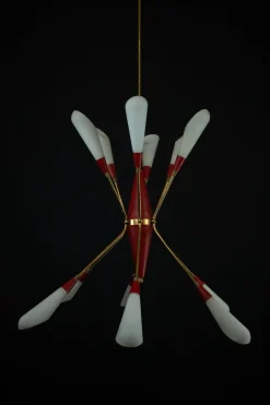 Sale Pamono Mid-Century Modern Italian Pendant in the style of Stilnovo, 1950s