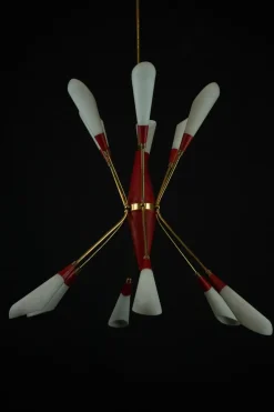 Sale Pamono Mid-Century Modern Italian Pendant in the style of Stilnovo, 1950s