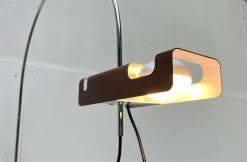 Sale Pamono Mid-Century Modern Italian Space Age Spider Arc Wall Lamp by Joe Colombo for Oluce, 1960s