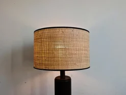 Outlet Pamono Mid-Century Modern Leather Floor Lamp by Nicetin, Former Yugoslavia, 1980s