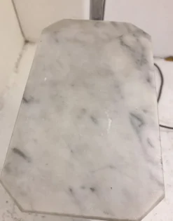 Clearance Pamono Mid-Century Modern Marble and Chrome Floor Lamp, 1970s