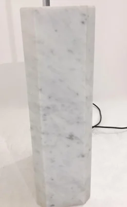 Clearance Pamono Mid-Century Modern Marble and Chrome Floor Lamp, 1970s