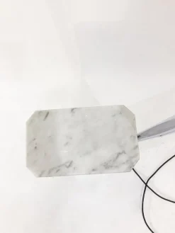 Clearance Pamono Mid-Century Modern Marble and Chrome Floor Lamp, 1970s