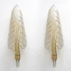 Hot Pamono Mid-Century Modern Murano Glass & Gold Leaf Sconces in the style of Barovier & Toso, 1980, Set of 2