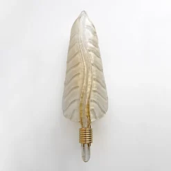 Hot Pamono Mid-Century Modern Murano Glass & Gold Leaf Sconces in the style of Barovier & Toso, 1980, Set of 2