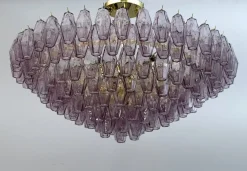 Sale Pamono Mid-Century Modern Murano Glass Poliedri Chandelier by Carlo Scarpa for Venini, 1970s