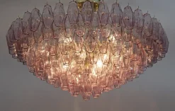 Sale Pamono Mid-Century Modern Murano Glass Poliedri Chandelier by Carlo Scarpa for Venini, 1970s