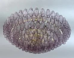 Sale Pamono Mid-Century Modern Murano Glass Poliedri Chandelier by Carlo Scarpa for Venini, 1970s