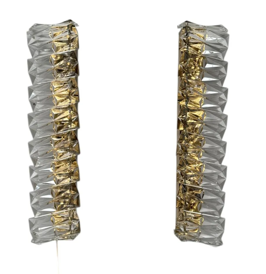 Clearance Pamono Mid-Century Modern Murano Glass Wall Lights, 1960s, Set of 2