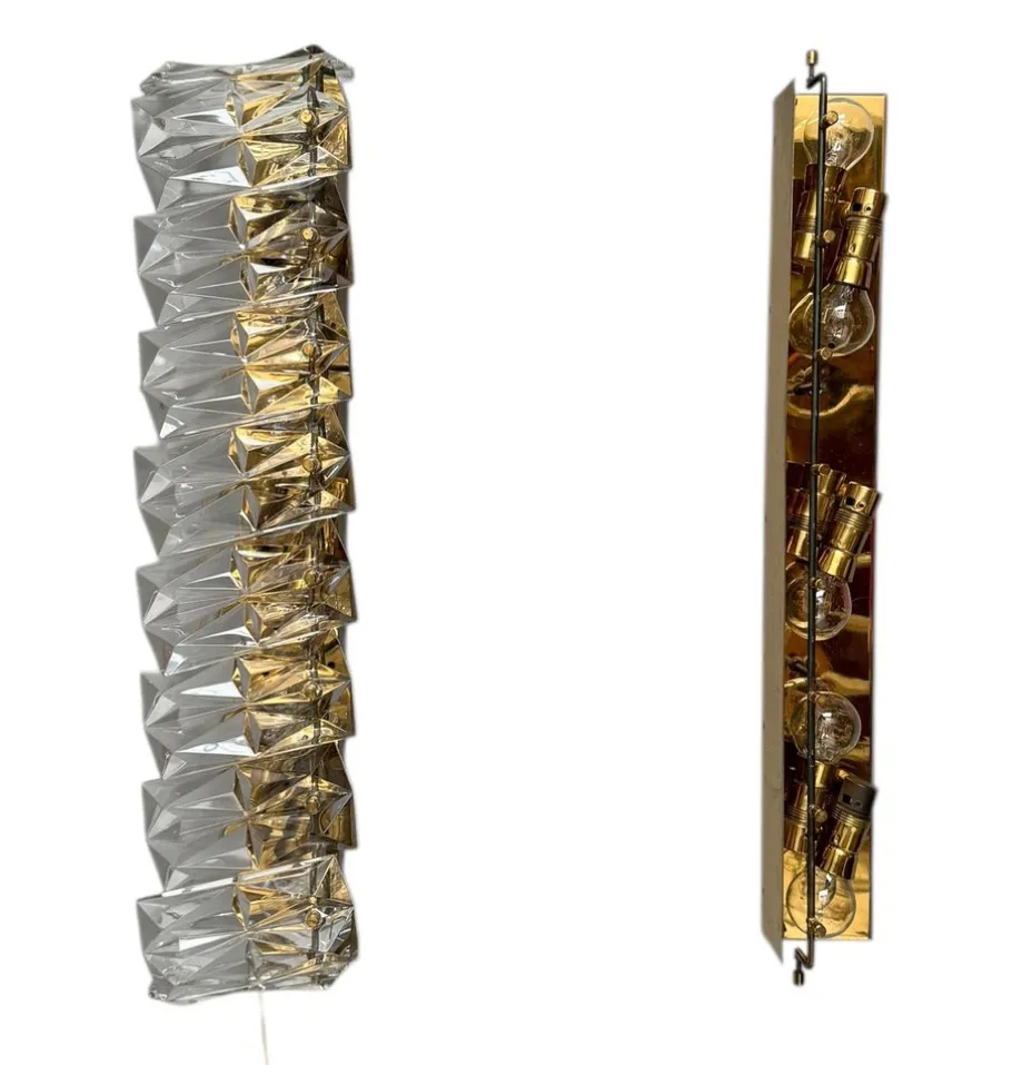 Clearance Pamono Mid-Century Modern Murano Glass Wall Lights, 1960s, Set of 2