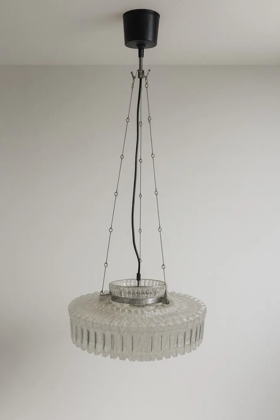 Clearance Pamono Mid-Century Modern Murano Glass Chandelier, Italy, 1960s