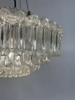Clearance Pamono Mid-Century Modern Murano Glass Chandelier, Italy, 1960s