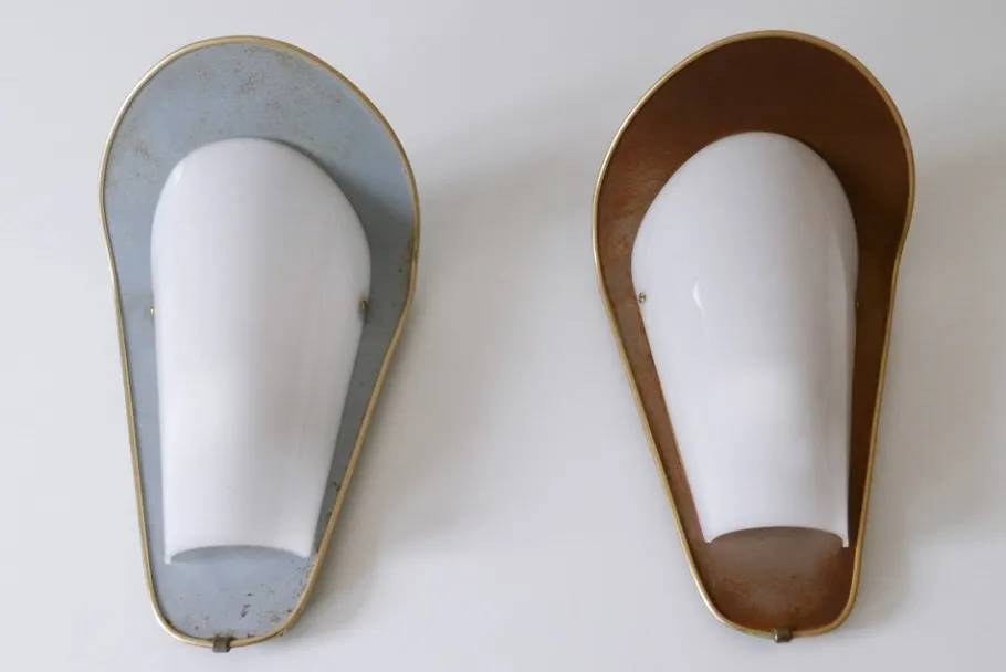 Best Pamono Mid-Century Modern Outdoor Sconces, Germany, 1950s, Set of 2