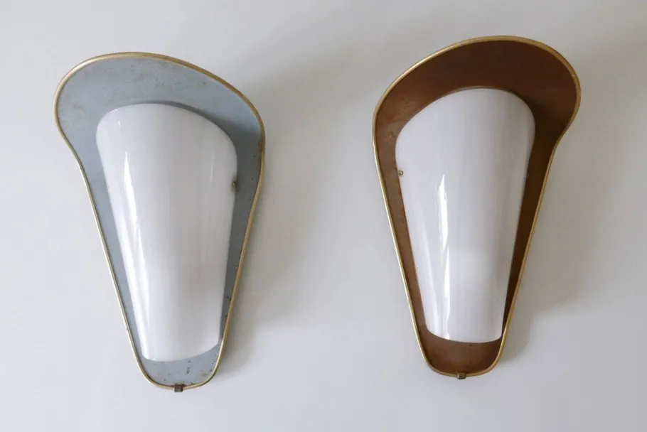 Best Pamono Mid-Century Modern Outdoor Sconces, Germany, 1950s, Set of 2