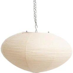 Discount Pamono Mid-Century Modern Paper Akari 26a Ceiling Lamp attributed to Isamu Noguchi, 1980s