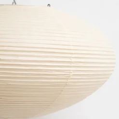 Discount Pamono Mid-Century Modern Paper Akari 26a Ceiling Lamp attributed to Isamu Noguchi, 1980s