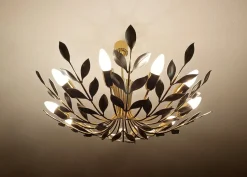 Clearance Pamono Mid-Century Modern Pendant Light from Vereinigte Werstaetten, 1950s