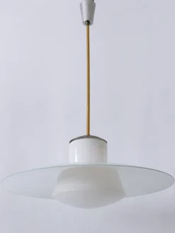 New Pamono Mid-Century Modern Pendant Lamp by Wolfgang Tümpel for Doria, Germany, 1950s