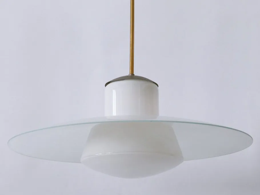 New Pamono Mid-Century Modern Pendant Lamp by Wolfgang Tümpel for Doria, Germany, 1950s