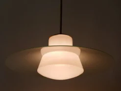 New Pamono Mid-Century Modern Pendant Lamp by Wolfgang Tümpel for Doria, Germany, 1950s