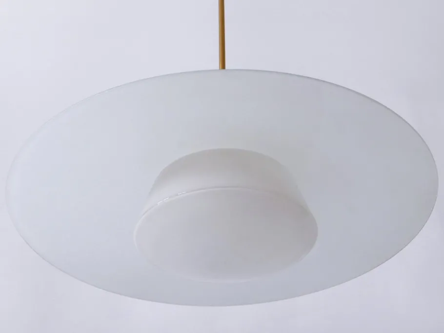 New Pamono Mid-Century Modern Pendant Lamp by Wolfgang Tümpel for Doria, Germany, 1950s