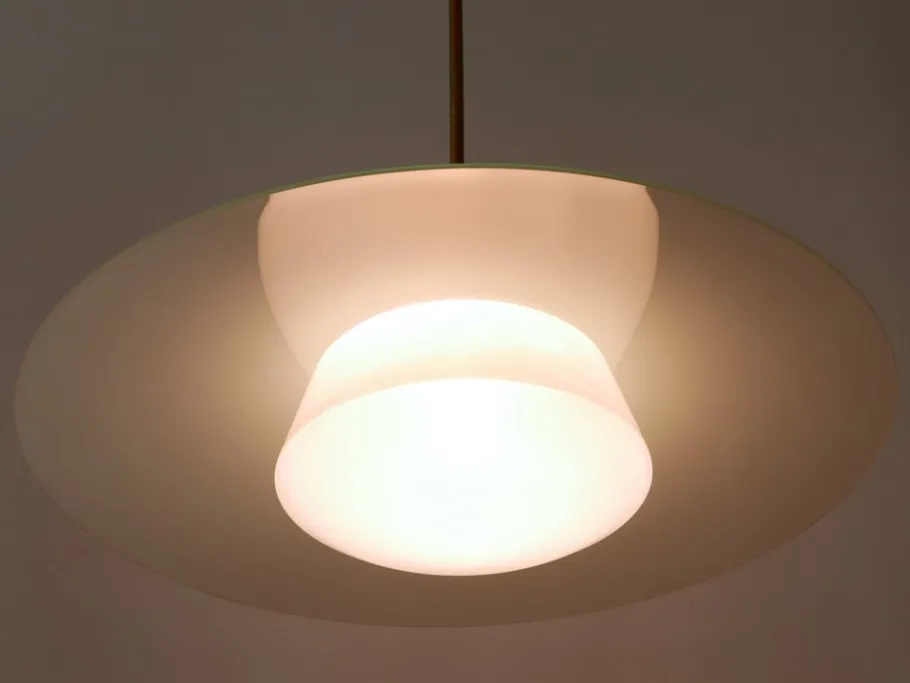 New Pamono Mid-Century Modern Pendant Lamp by Wolfgang Tümpel for Doria, Germany, 1950s