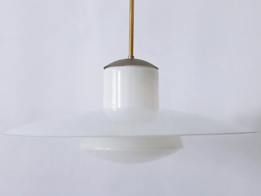 New Pamono Mid-Century Modern Pendant Lamp by Wolfgang Tümpel for Doria, Germany, 1950s