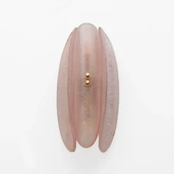 Hot Pamono Mid-Century Modern Pink Murano Glass Sconces by Fontana Arte for Stilnovo, 2000, Set of 2